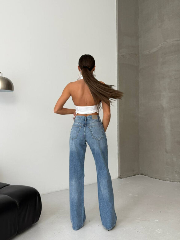 Spodnie Palerio jeans niebieskie 