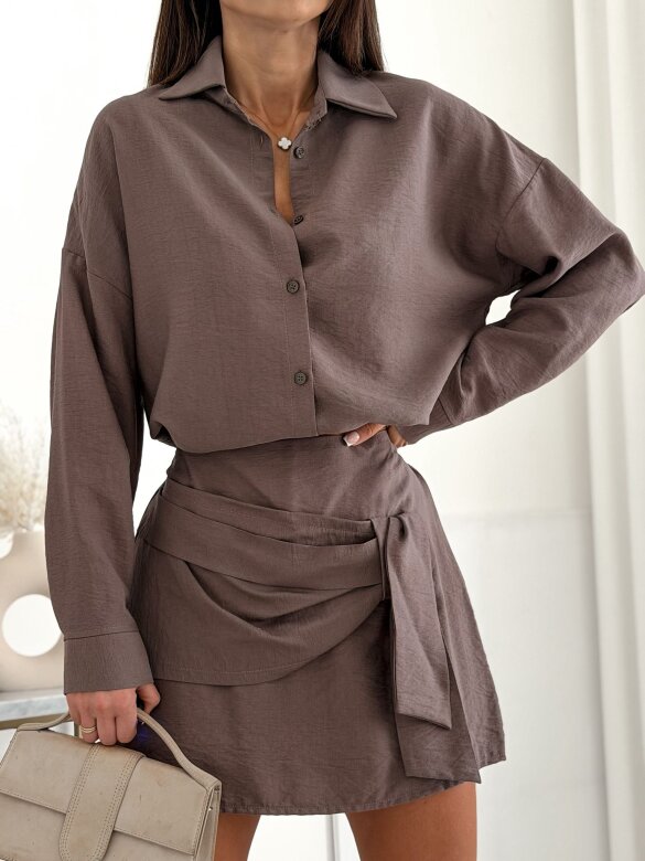 Set 2in1 Isalio cotton chocolate