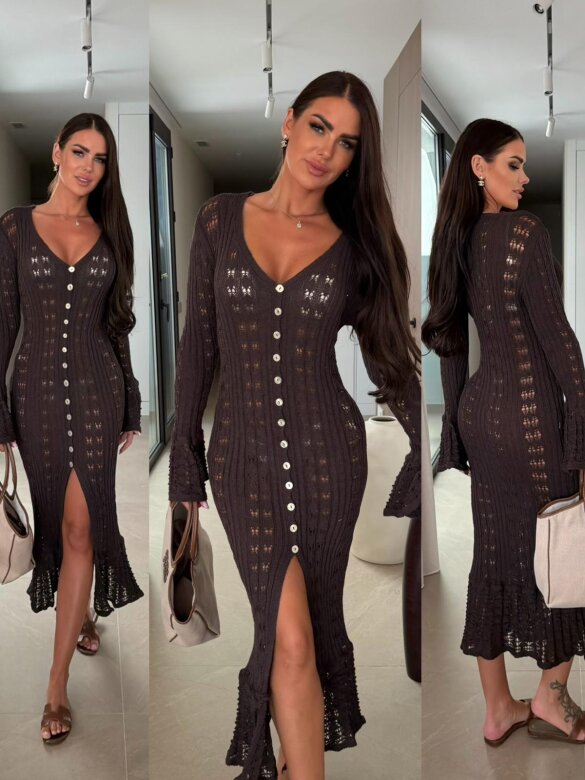 Dress Laurenta chocolate