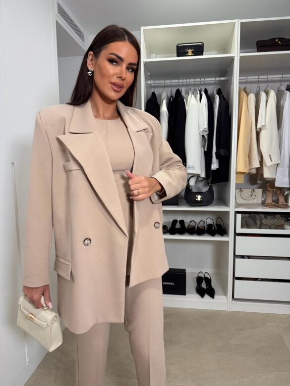 Marynarka Florii beżowa 