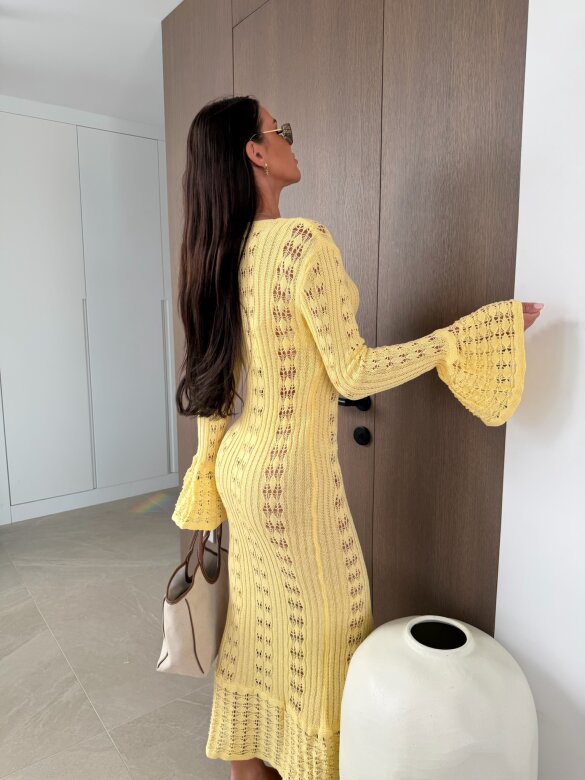 Dress Laurenta butter yellow