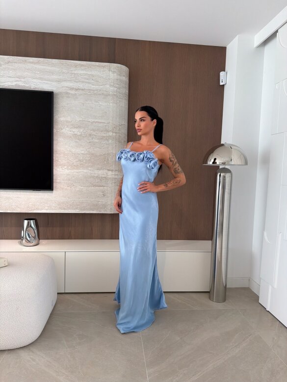 Sukienka Colbii maxi niebieska 