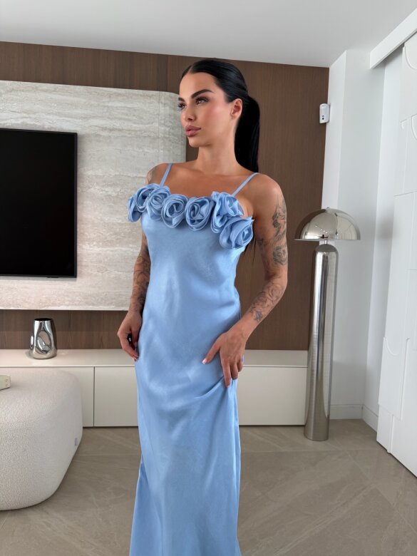 Sukienka Colbii maxi niebieska 