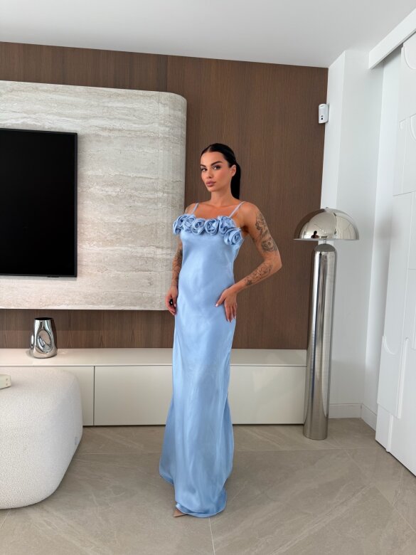 Sukienka Colbii maxi niebieska 