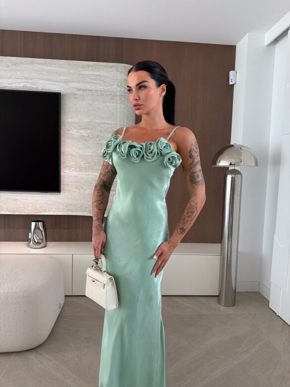 Sukienka Colbii maxi matcha 