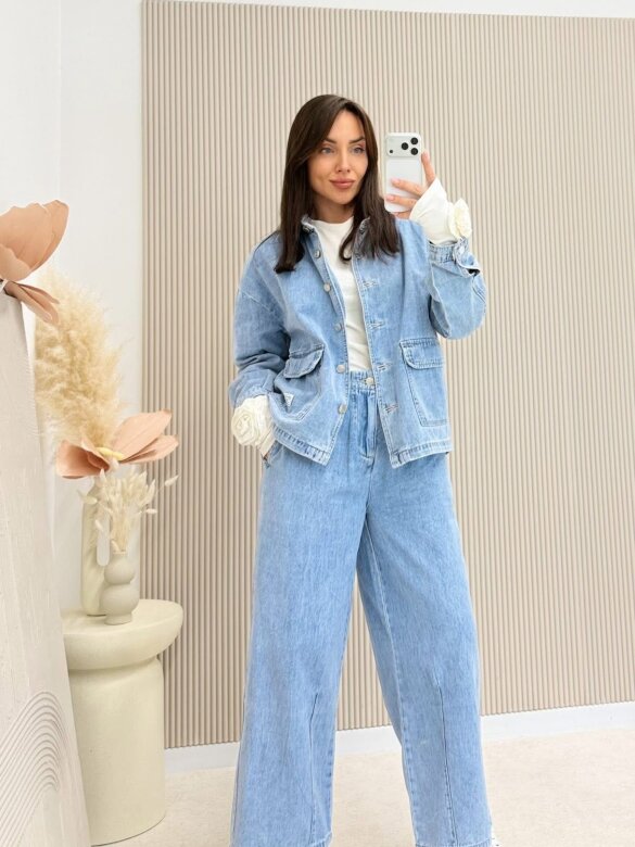 Katana Lunelle jeans niebieska