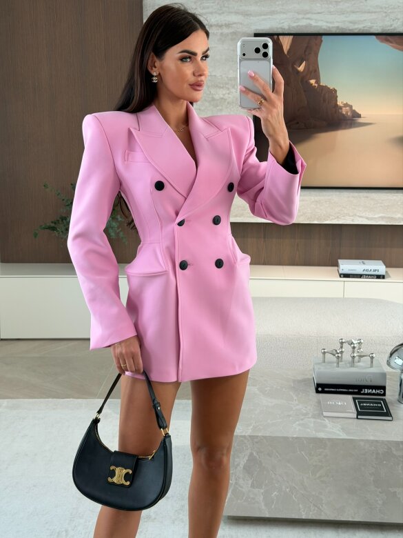 Marynarka Aviosa long różowa 