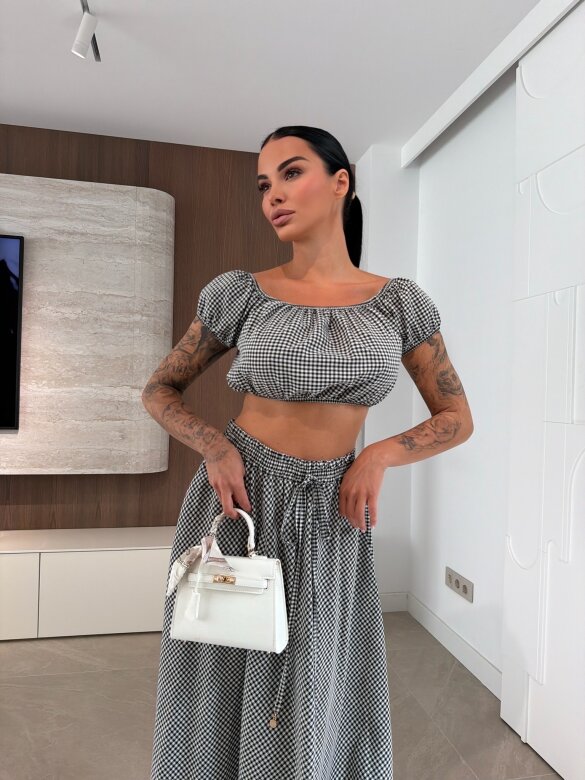 Komplet 2w1 Elvis z wiskozą czarny 