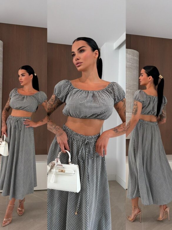 Komplet 2w1 Elvis z wiskozą czarny 