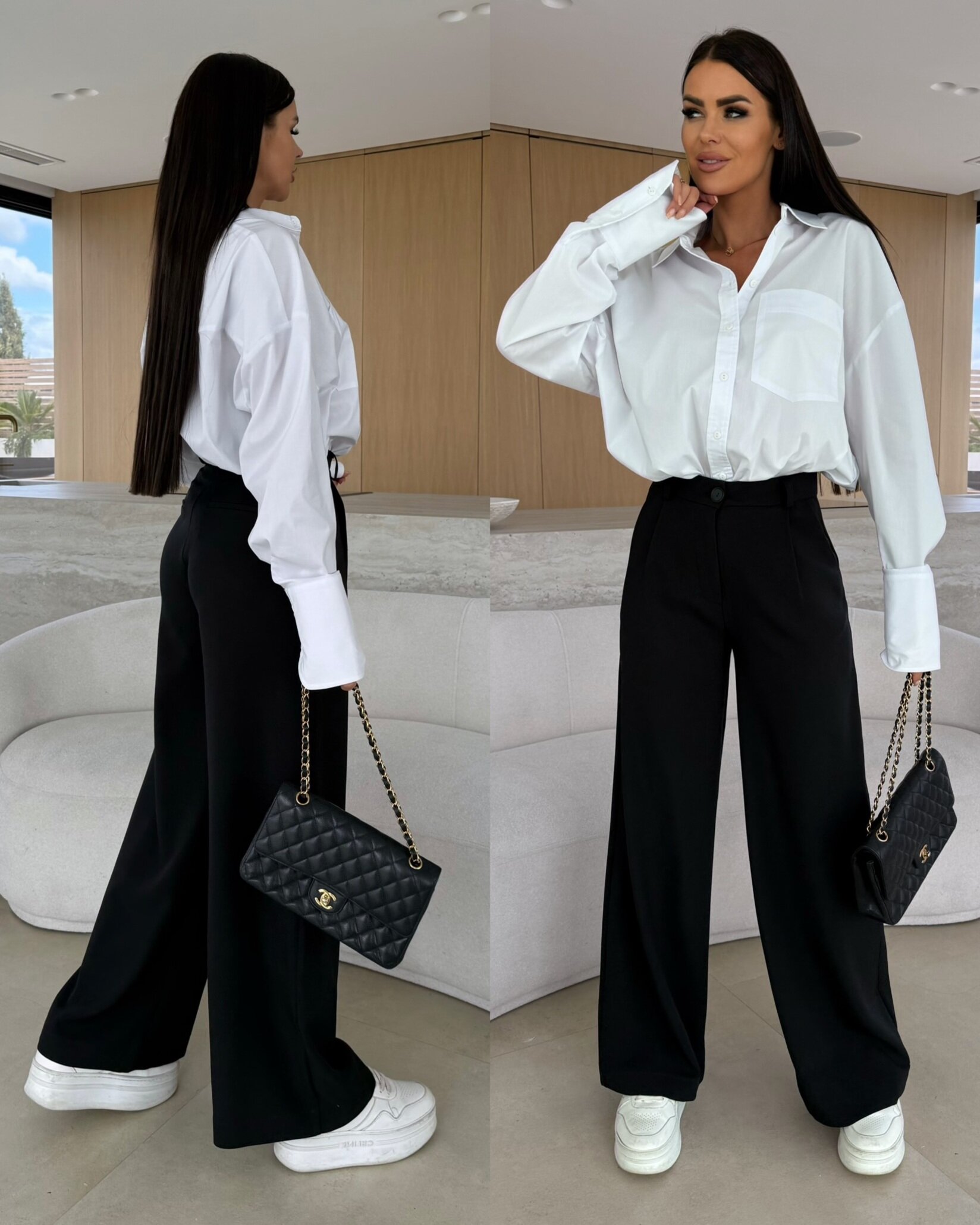 Trousers Violante elegant black