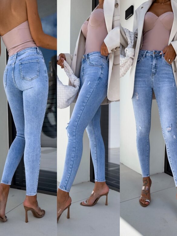 Spodnie Rome jeans jasnoniebieskie