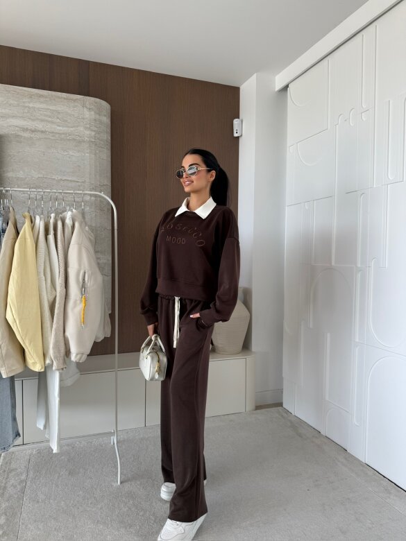 Komplet 2w1 Modisso czekoladowy 