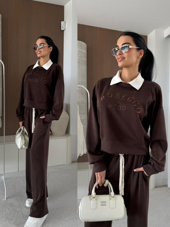 Komplet 2w1 Modisso czekoladowy 