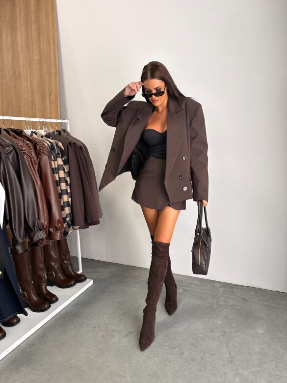 Marynarka Sindela czekoladowa