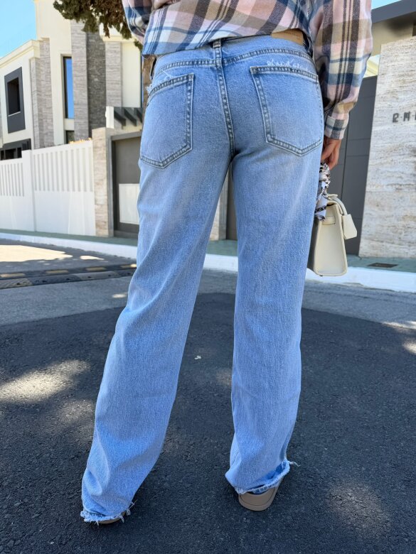 Spodnie Venetto jeans niebieskie