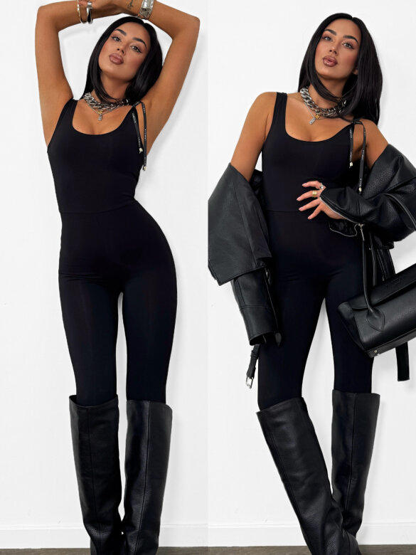 Jumpsuit Haalsi viscose black