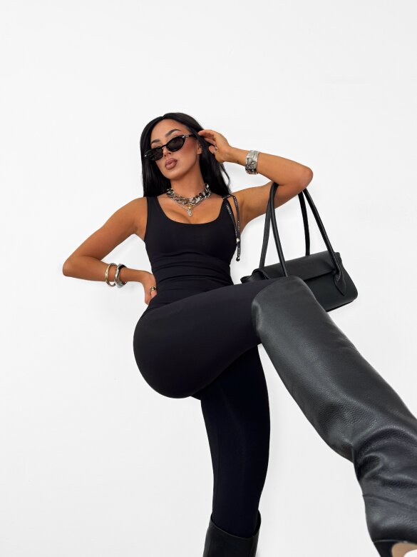 Jumpsuit Haalsi viscose black