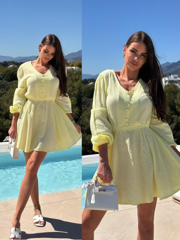 Sukienka Rivio butter yellow