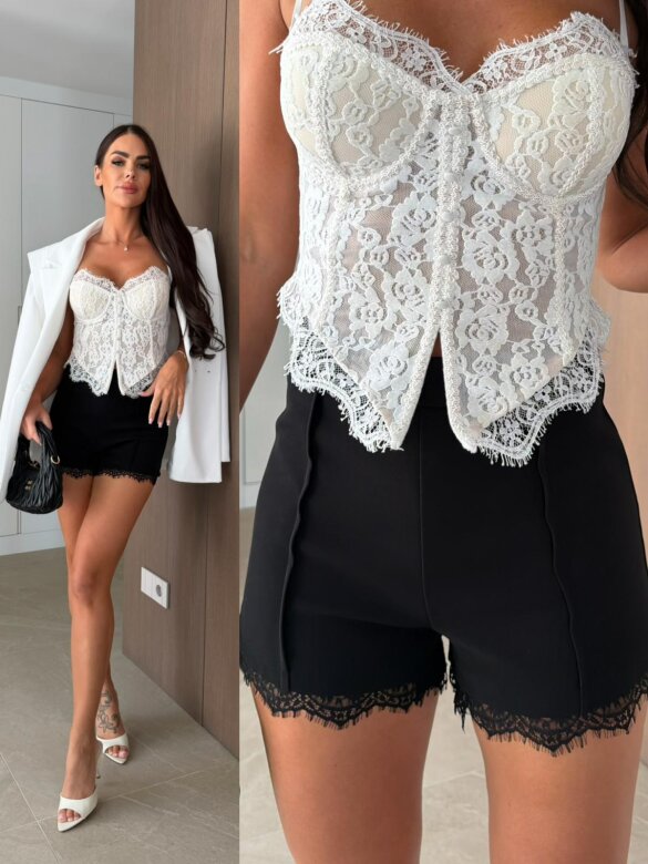 Shorts Love Lace black