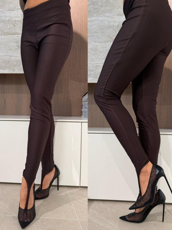 Leggins Anorie shiny chocolate