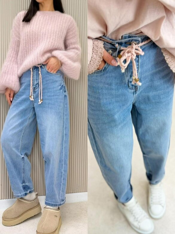 Spodnie Nikolas jeans niebieskie