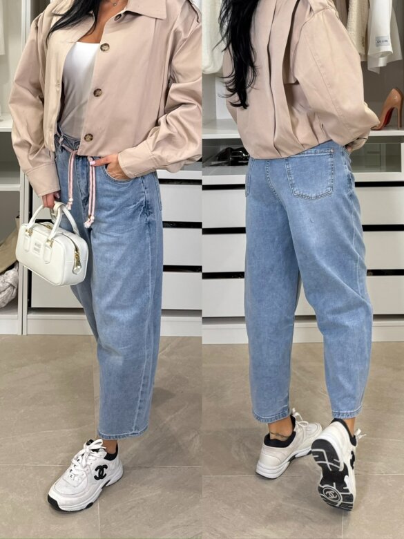 Spodnie Nikolas jeans niebieskie