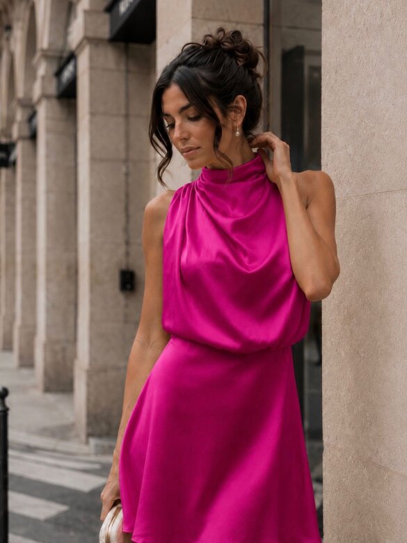 Dress Milan fuschia