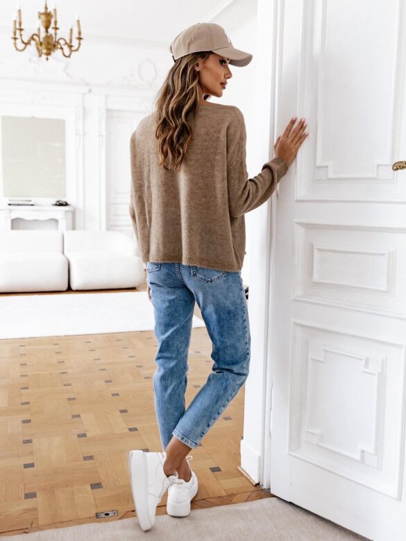 Sweter Subtle karmelowy