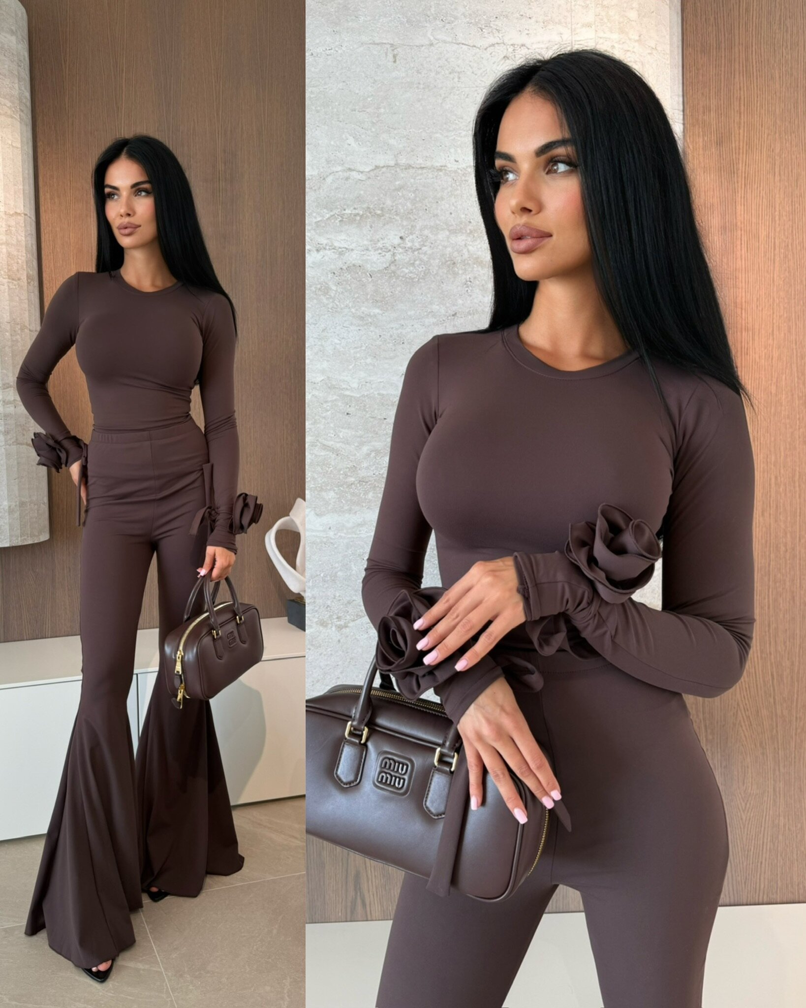 Bluzka Marico czekoladowa