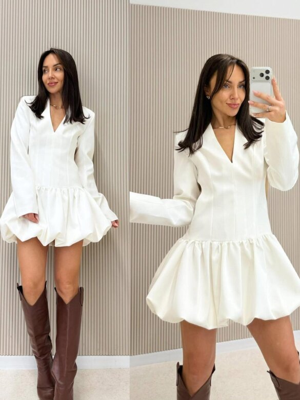 Sukienka Womanly biała 