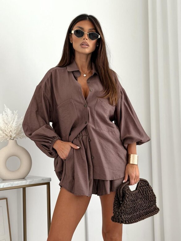 Set 2in1 Tesorio cotton chocolate