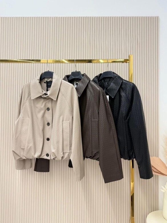 Kurtka Gerta eko-skóra czekoladowa 