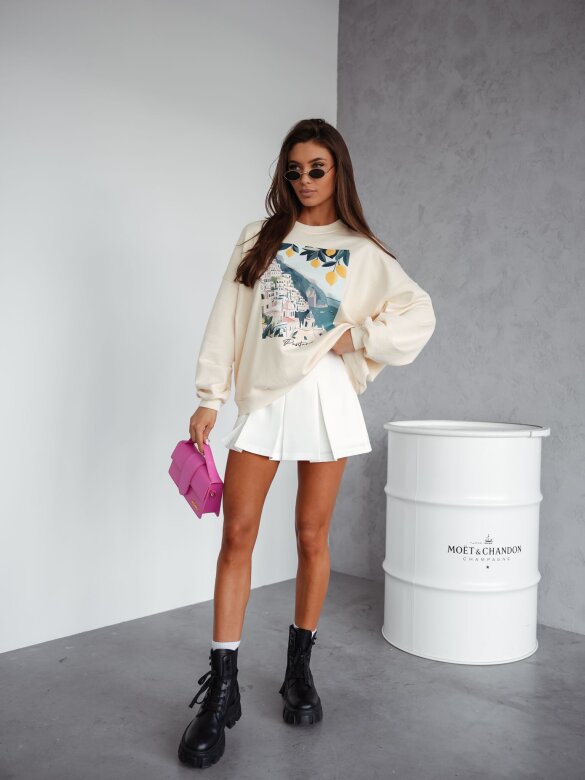 Bluza Positano jasnobeżowa 