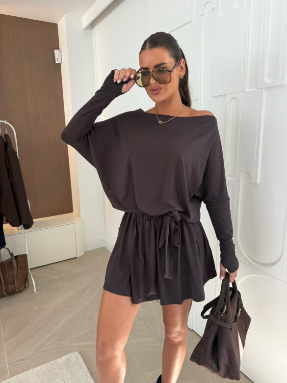 Kombinezon Martilla z wiskozą czekoladowy 