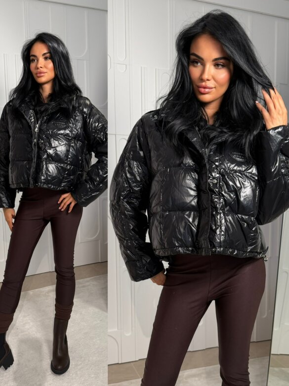 Kurtka Amelys short czarna 