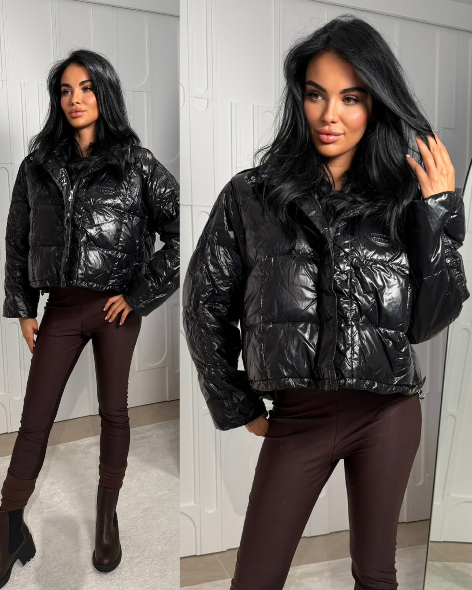 Kurtka Amelys short czarna 