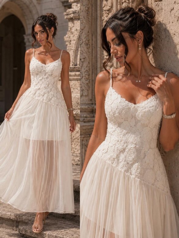 Sukienka Silvane ecru