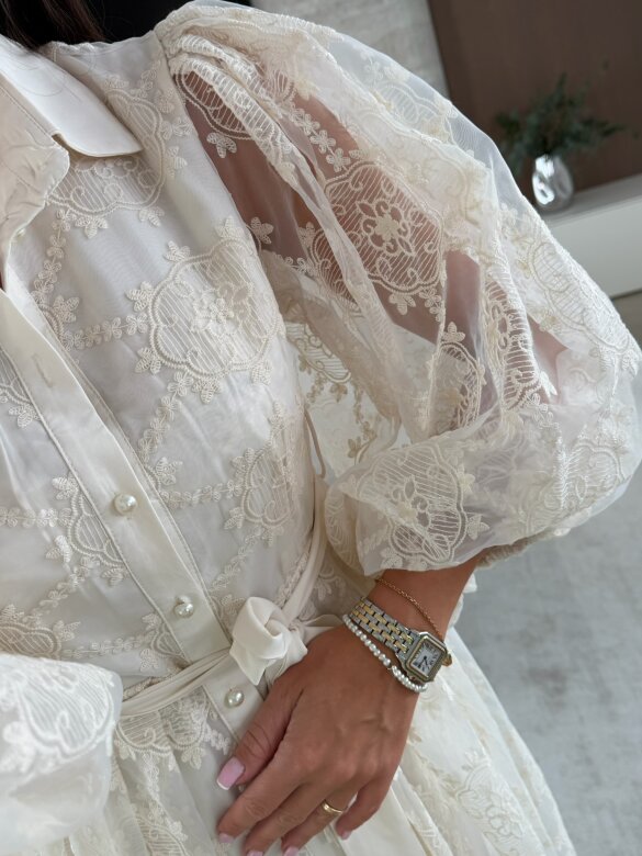 Sukienka Solena koronkowa ecru