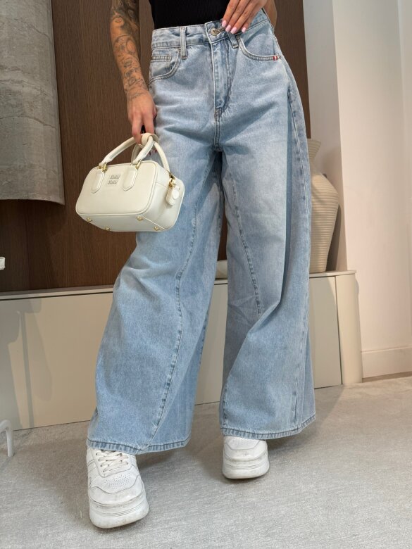 Spodnie Callum jeans jasnoniebieskie