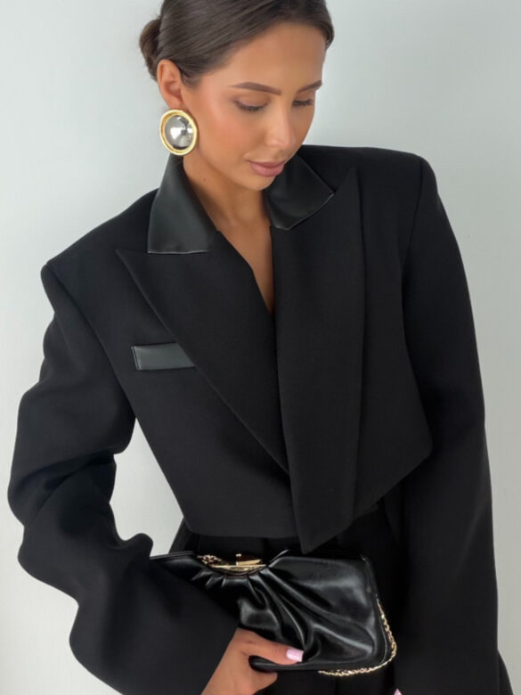 Blazer Venezia with viscose black