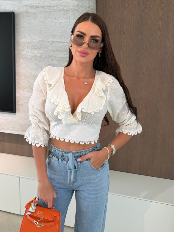 Blouse Torina short vanilla