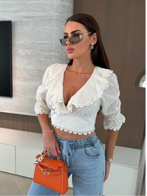 Blouse Torina short vanilla