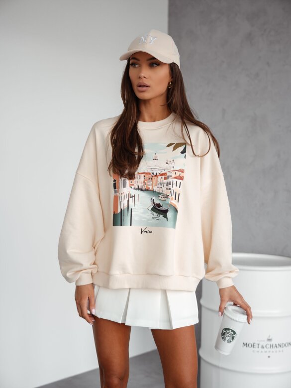 Bluza Venice jasnobeżowa 