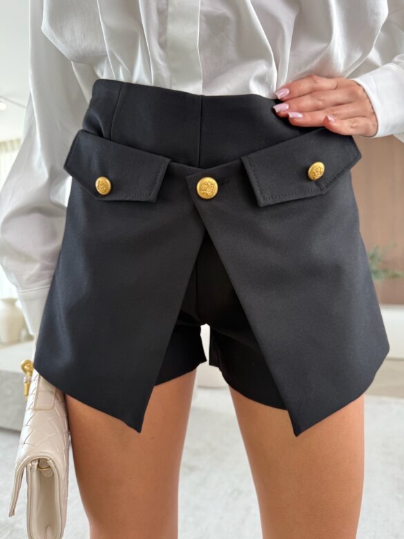 Spódniczko-szorty Delice czarne