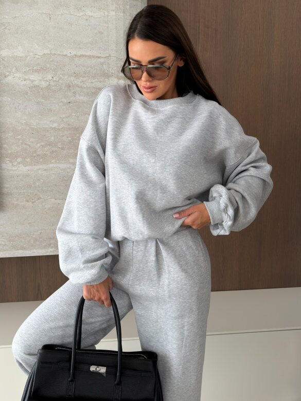 Hoodie Paraiso cotton grey