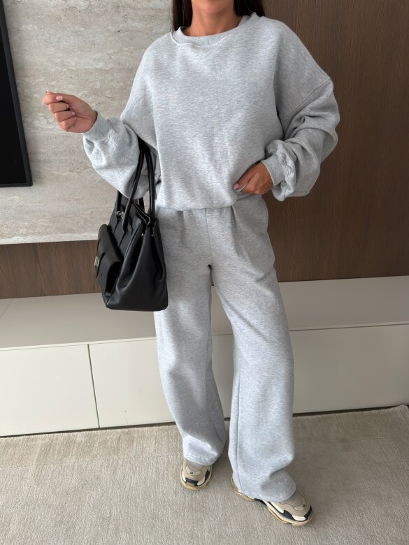 Hoodie Paraiso cotton grey