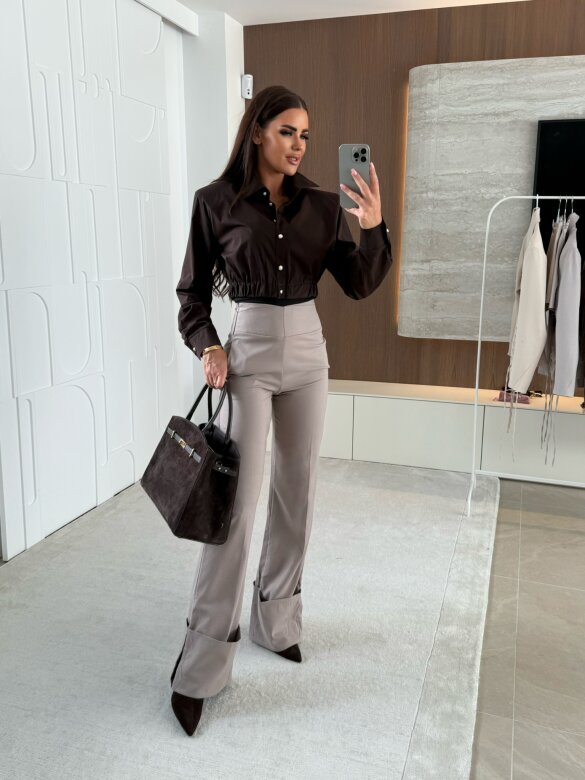 Spodnie Micharel elegant latte 