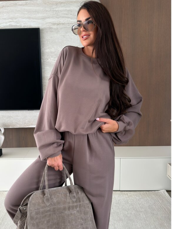 Hoodie Paraiso cotton mocca 
