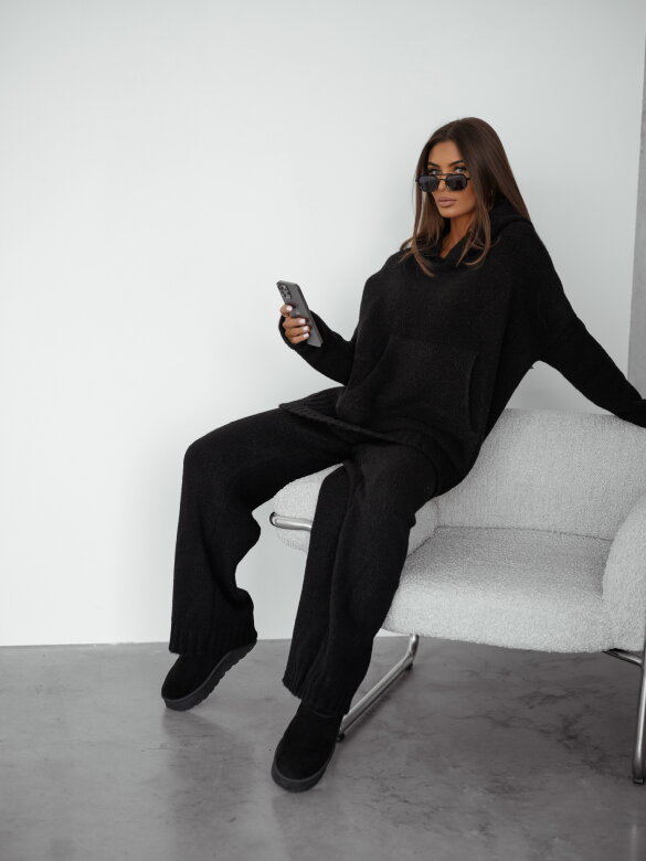 Bluza Rienna dzianinowa czarna 