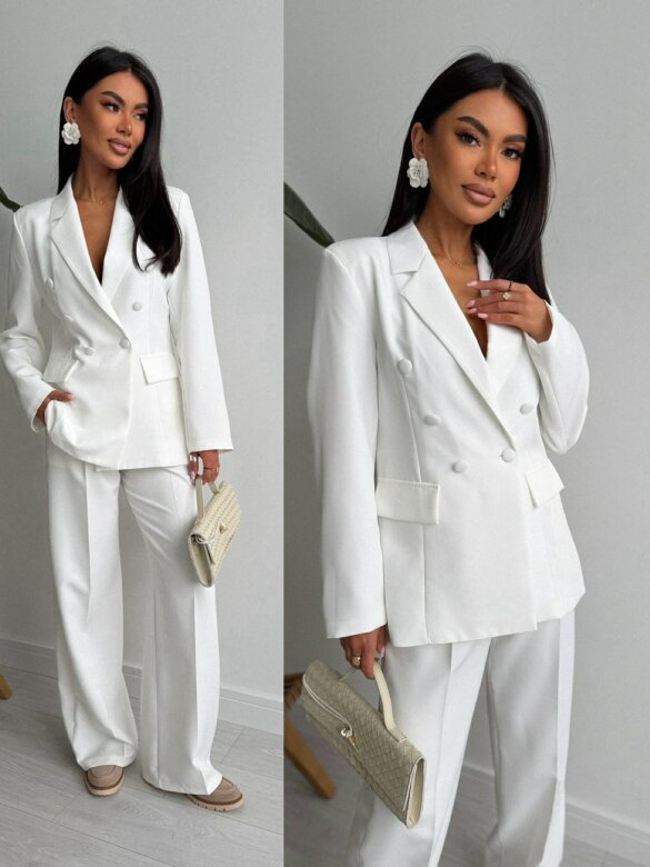 Komplet 2w1 Carli biały 